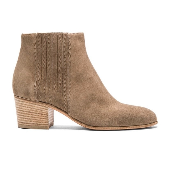 VINCE Haider Suede Ankle Bootie - Flint - Picture 2 of 11